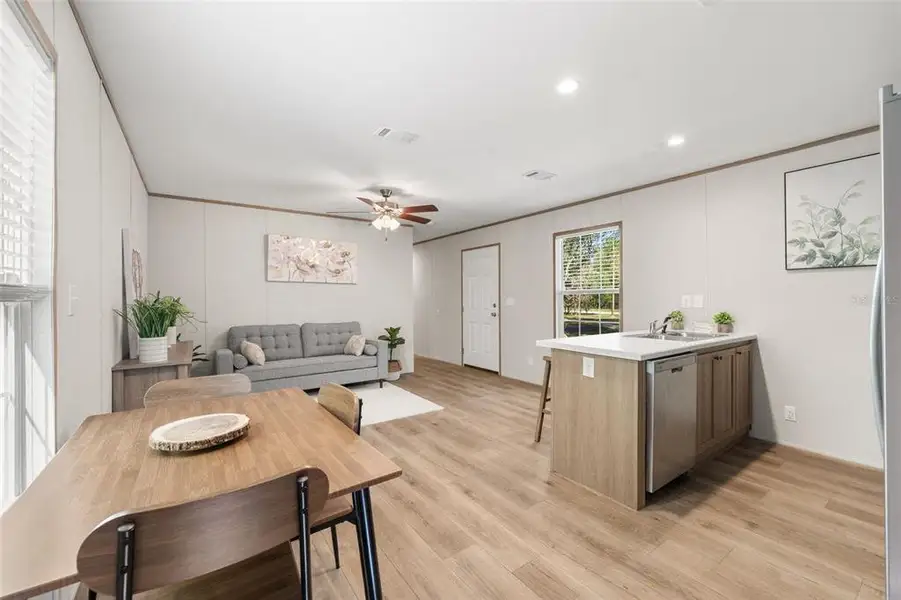 Furnished interior view inside a new home in , Bronson (Image 3).