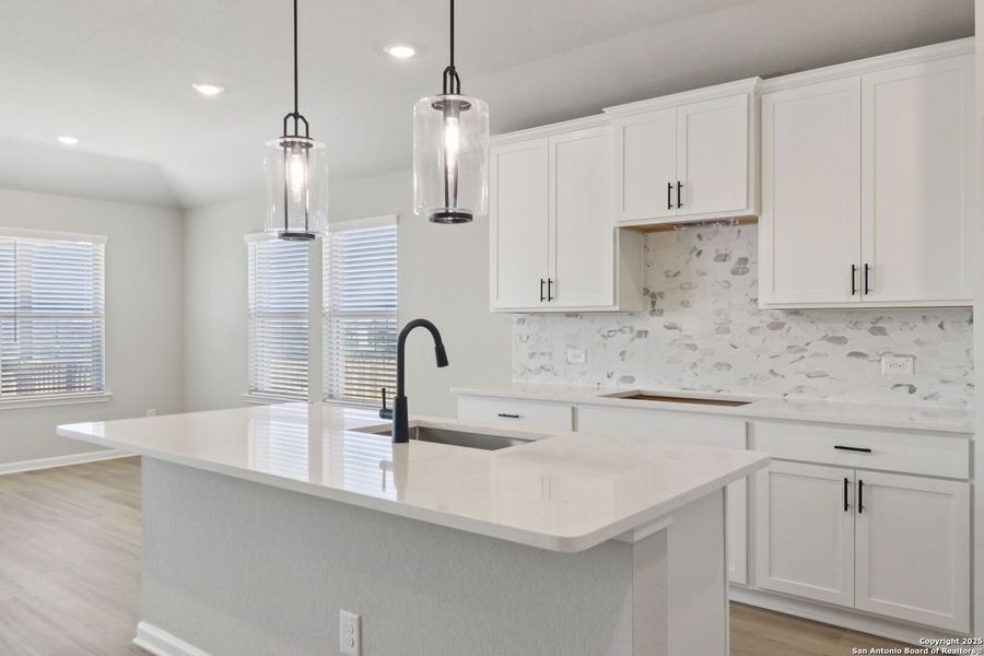 Furnished interior view inside a new home in Arcadia Ridge - Classic Series, San Antonio (Image 6). Furnished interior view inside a new home in Arcadia Ridge - Classic Series, San Antonio (Image 6).