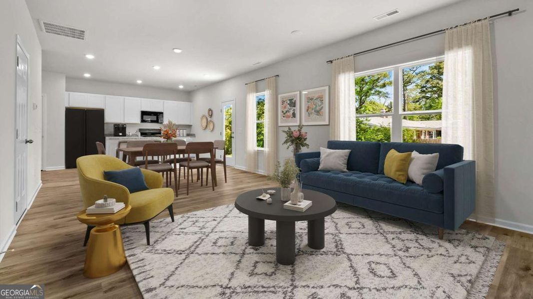 Furnished interior view inside a new home in Stonebridge North, Macon (Image 4).