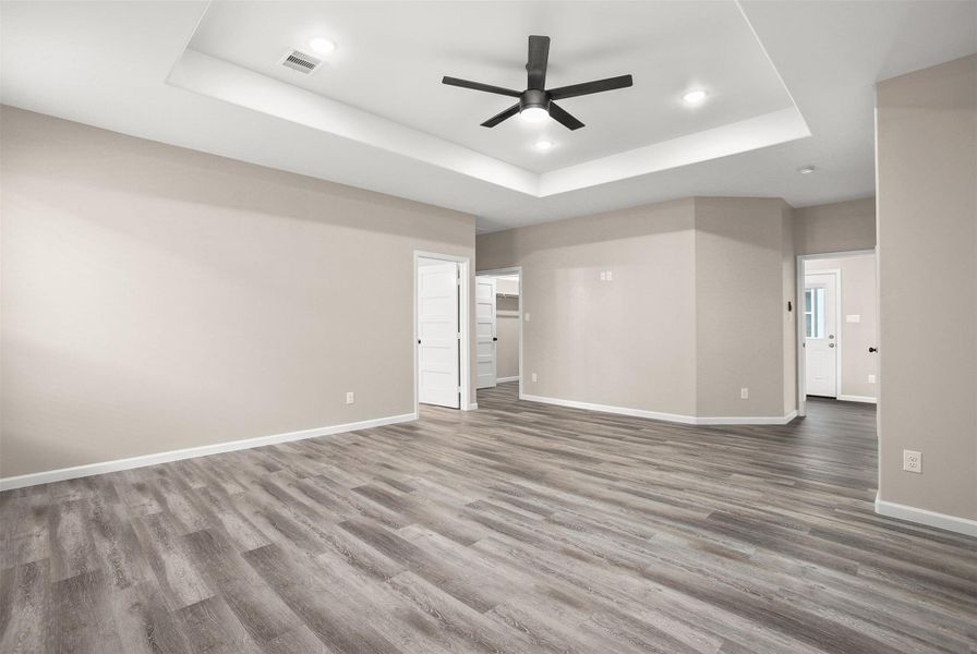 A second view of the primary bedroom