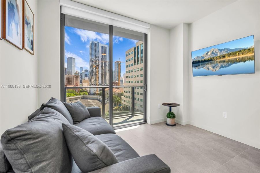 Furnished interior view inside a new home in , Miami (Image 6). Furnished interior view inside a new home in , Miami (Image 6).