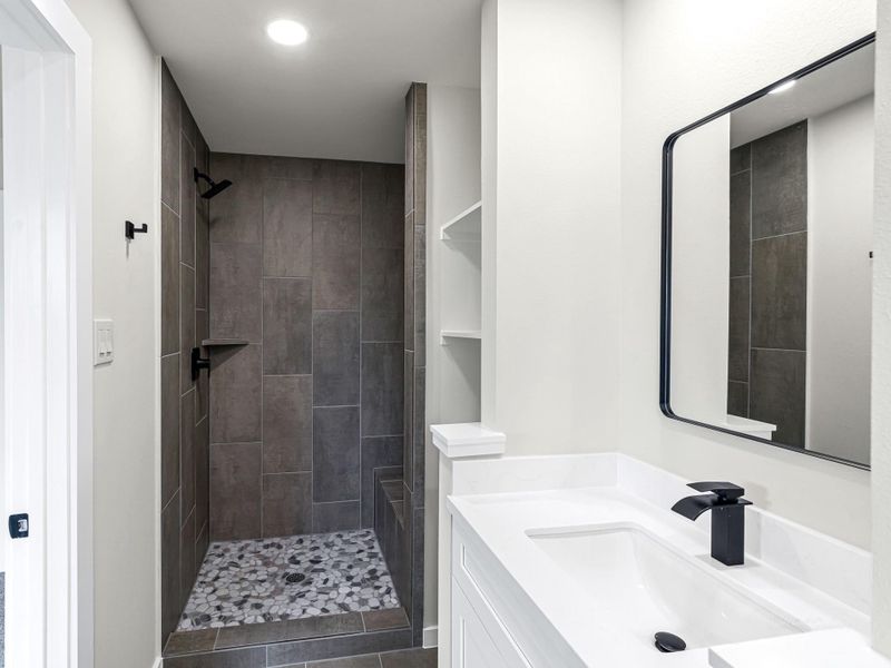 Furnished interior view inside a new home in , Hempstead (Image 9).