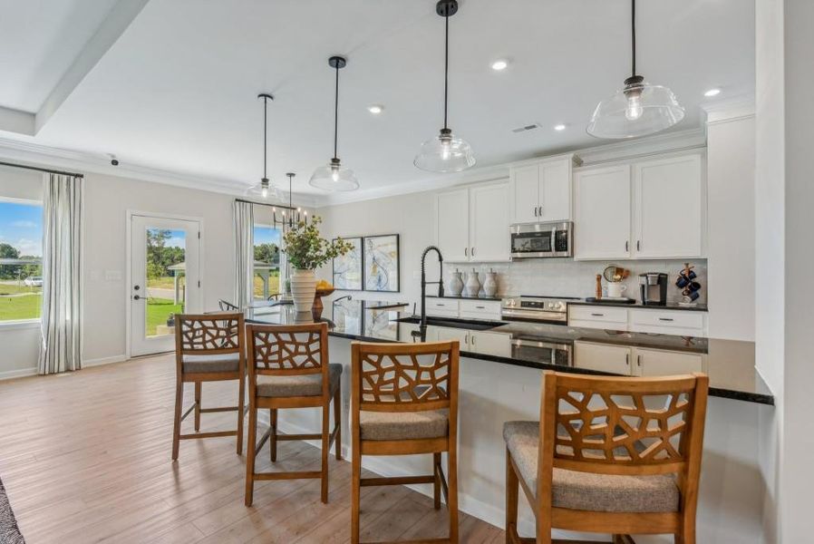 Furnished interior view inside a new home in Jones Ridge, Dallas (Image 28).