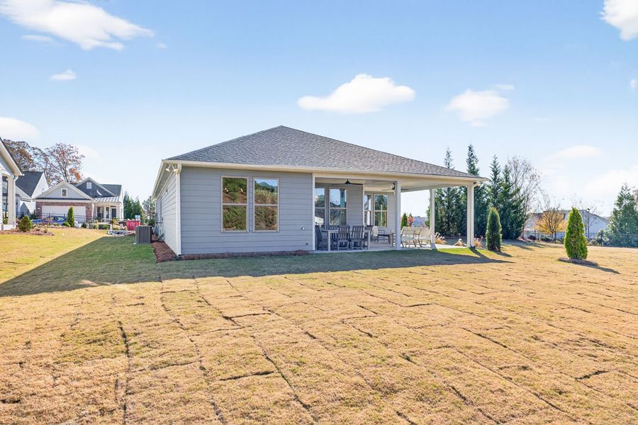 Representative exterior details of a home built from the Mystique by Del Webb in Del Webb Chateau Elan, Hoschton (Image 35). Representative exterior details of a home built from the Mystique by Del Webb in Del Webb Chateau Elan, Hoschton (Image 35).