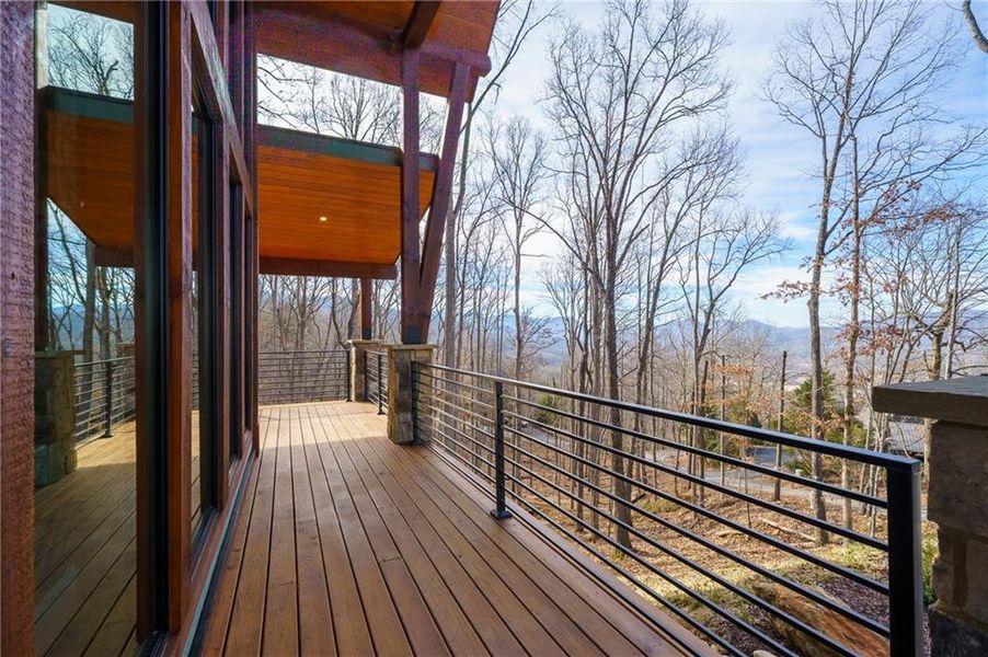 Exterior details and patio area of a home in , Young Harris (Image 23).