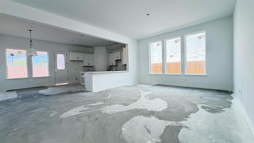 Actual progress of your home.