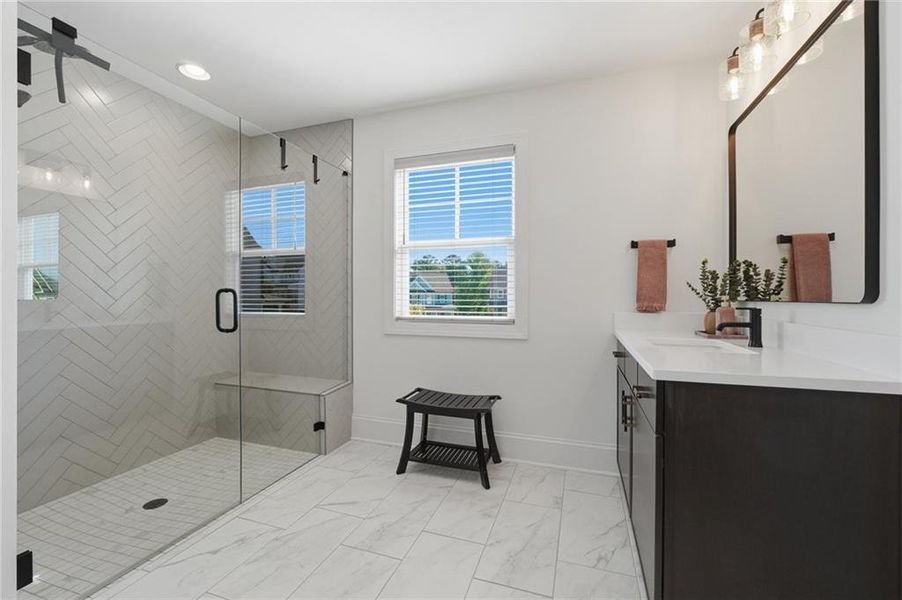 Furnished interior view inside a new home in , Woodstock (Image 21).