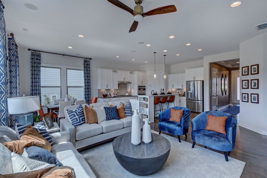 Representative furnished interior of a home built from the Laney by Taylor Morrison in River Falls, Tega Cay (Image 15).
