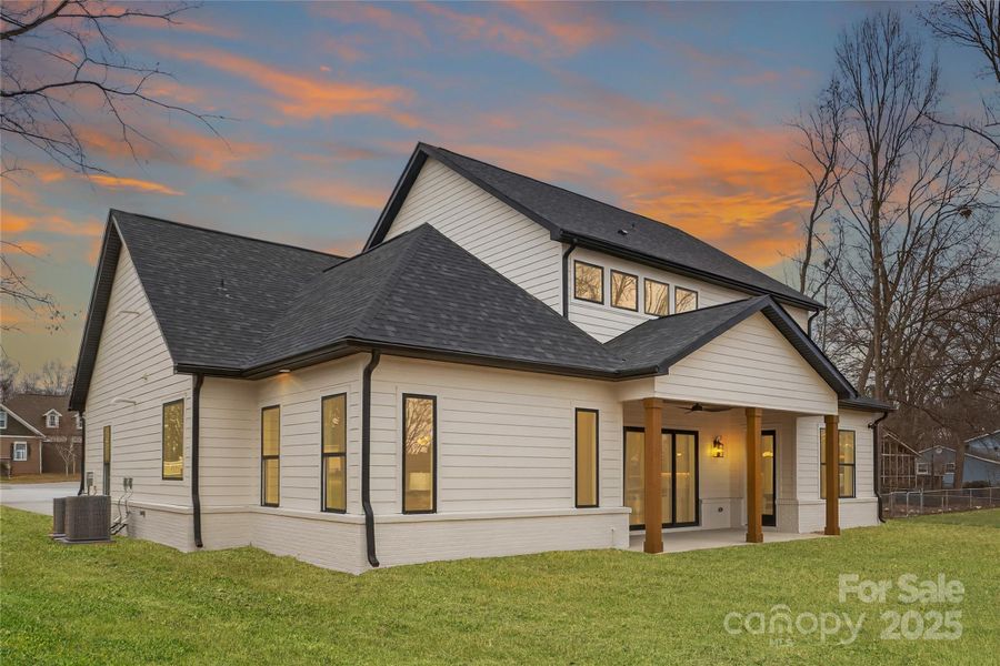 Exterior details and patio area of a home in , Indian Trail (Image 4).