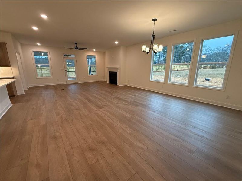 Spacious, unfurnished interior of a new home in , Hiram (Image 32).