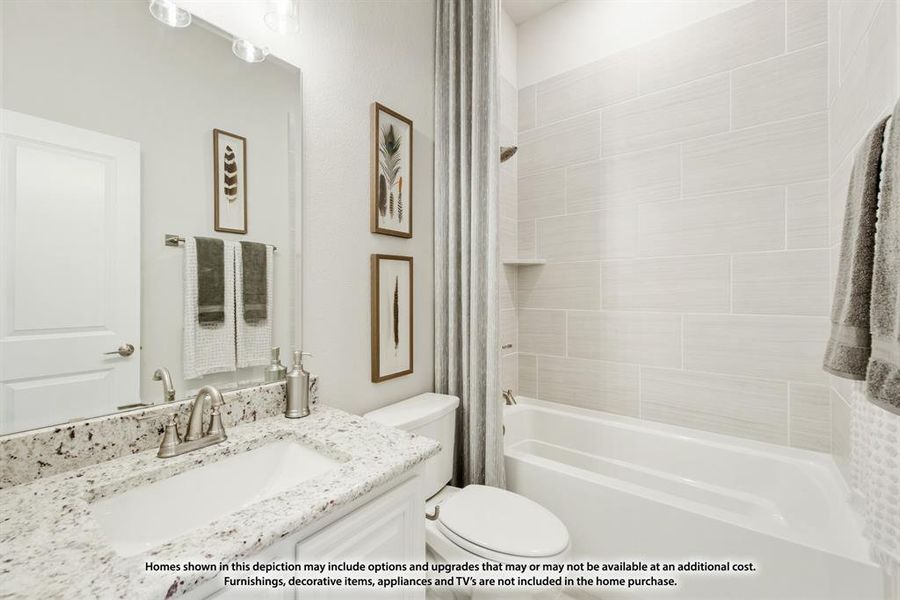 Furnished interior view inside a new home in Villages of Walnut Grove, Midlothian (Image 8).