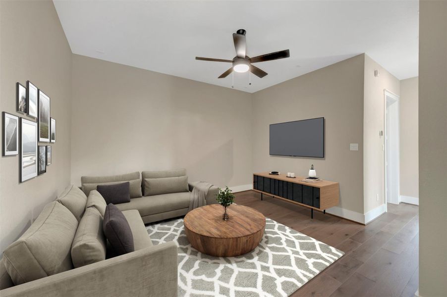 Furnished interior view inside a new home in Briarley, Montgomery (Image 12).
