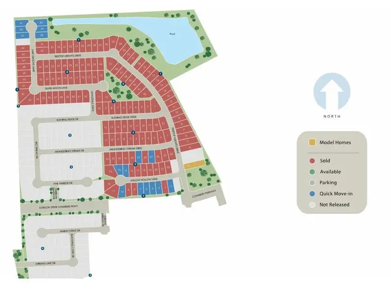 Image 10 of a home in Heights of Barbers Hill.