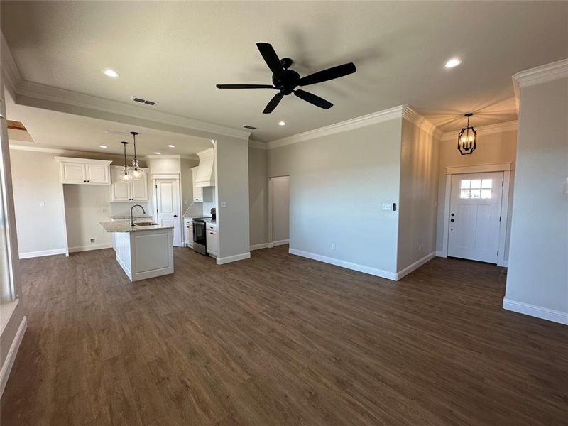 Spacious, unfurnished interior of a new home in , Abilene (Image 15). Spacious, unfurnished interior of a new home in , Abilene (Image 15).