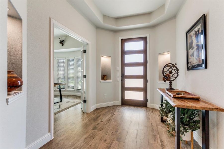Furnished interior view inside a new home in Emerald Vista, Wylie (Image 12).