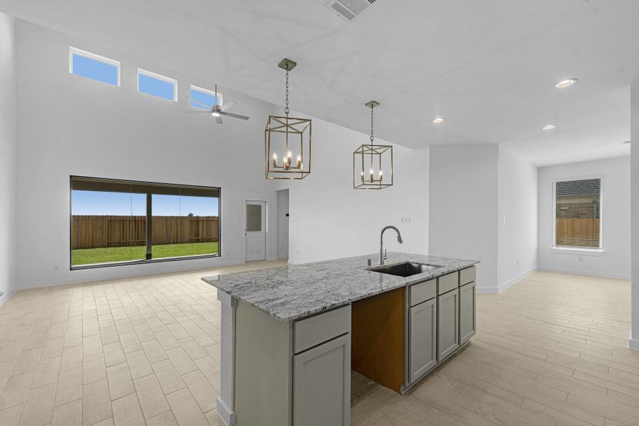 Furnished interior view inside a new home in Huntington Place, Rosharon (Image 13).