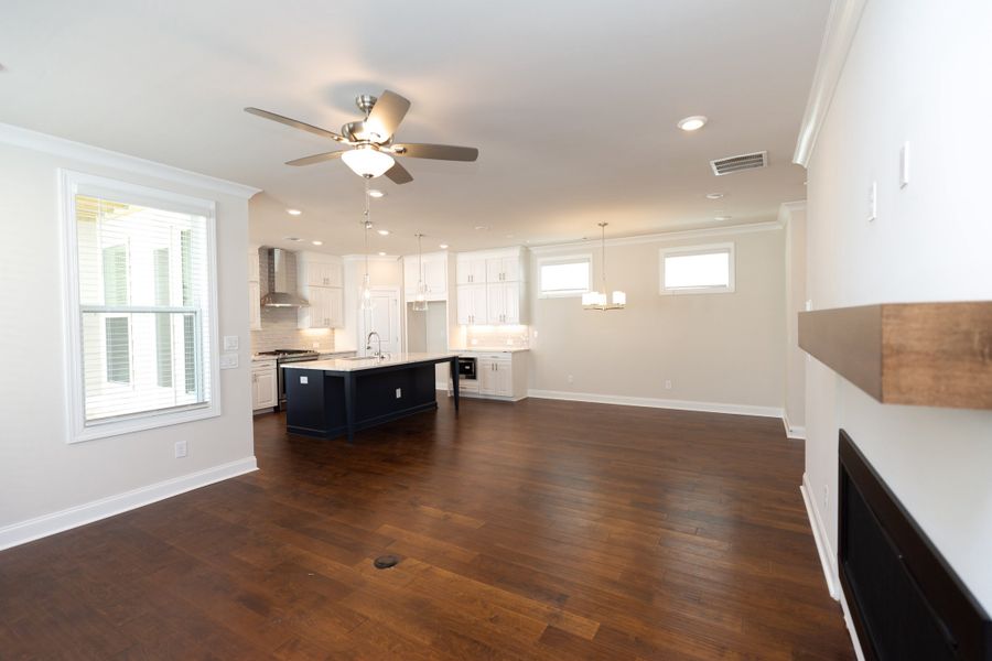 Representative unfurnished interior of a home built from the The Kincaid by The Providence Group in Waterhaven, Cumming (Image 43).