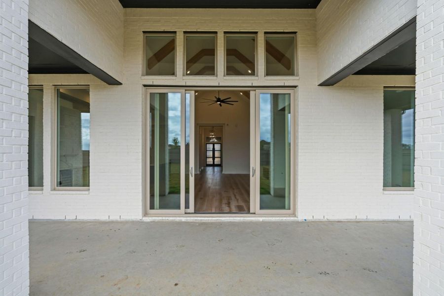 Exterior details and patio area of a home in , Cypress (Image 2).