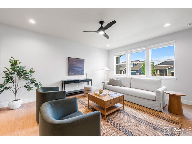 Furnished interior view inside a new home in Greenspire At Windsor Lake, Windsor (Image 15).