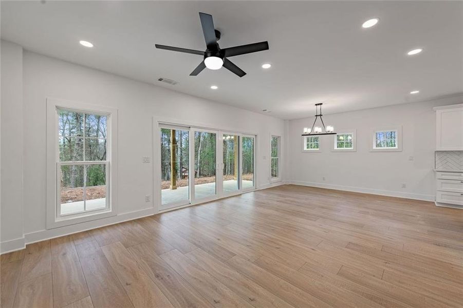 Spacious, unfurnished interior of a new home in , Morganton (Image 35).