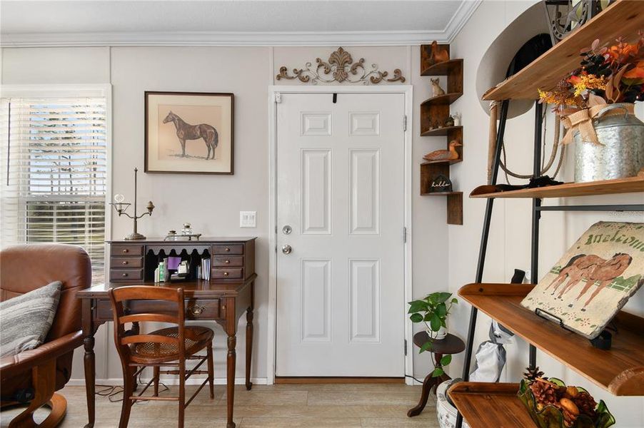 Furnished interior view inside a new home in , Ona (Image 27).