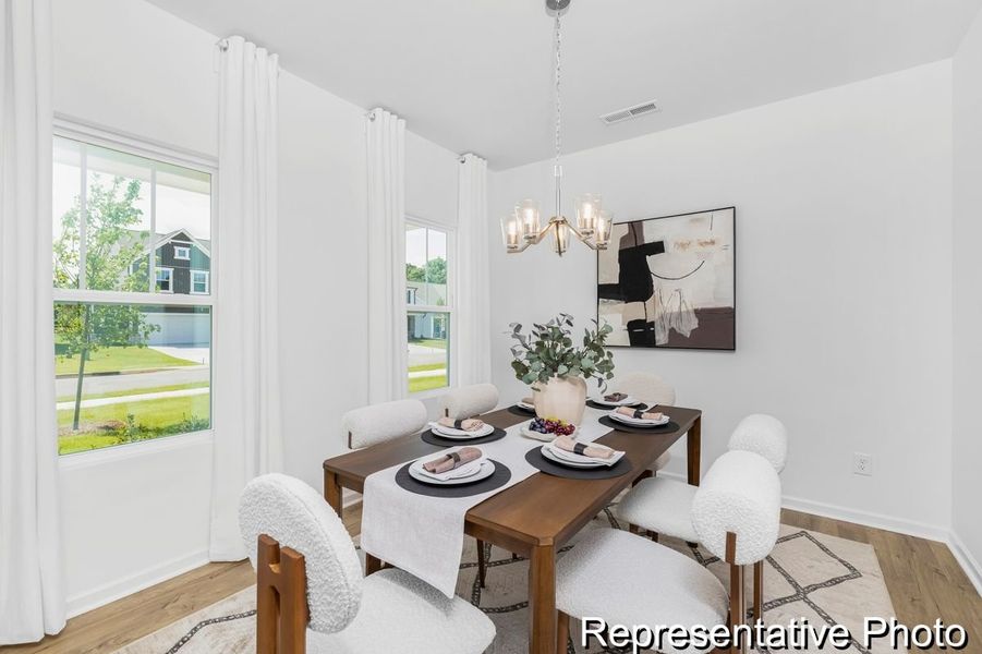 Furnished interior view inside a new home in Nathans Ridge, Lillington (Image 7).