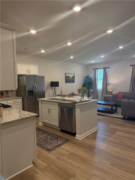 Furnished interior view inside a new home in Villages at Cedar Hill, Dallas (Image 6).