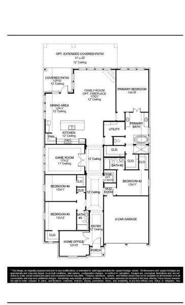 2D floor plan layout of this home in Meridiana, Manvel, TX (Image 2). 2D floor plan layout of this home in Meridiana, Manvel, TX (Image 2).