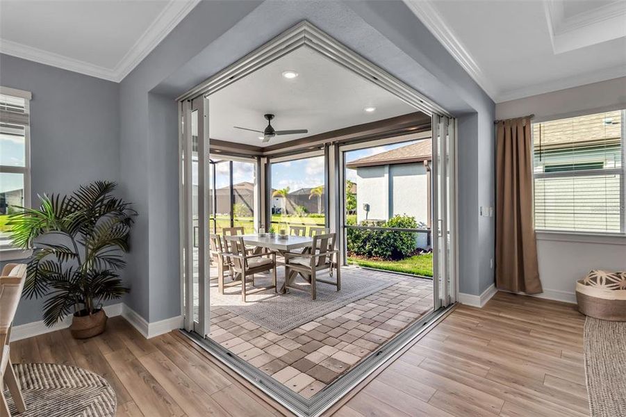 Furnished interior view inside a new home in Del Webb BayView, Parrish (Image 47). Furnished interior view inside a new home in Del Webb BayView, Parrish (Image 47).