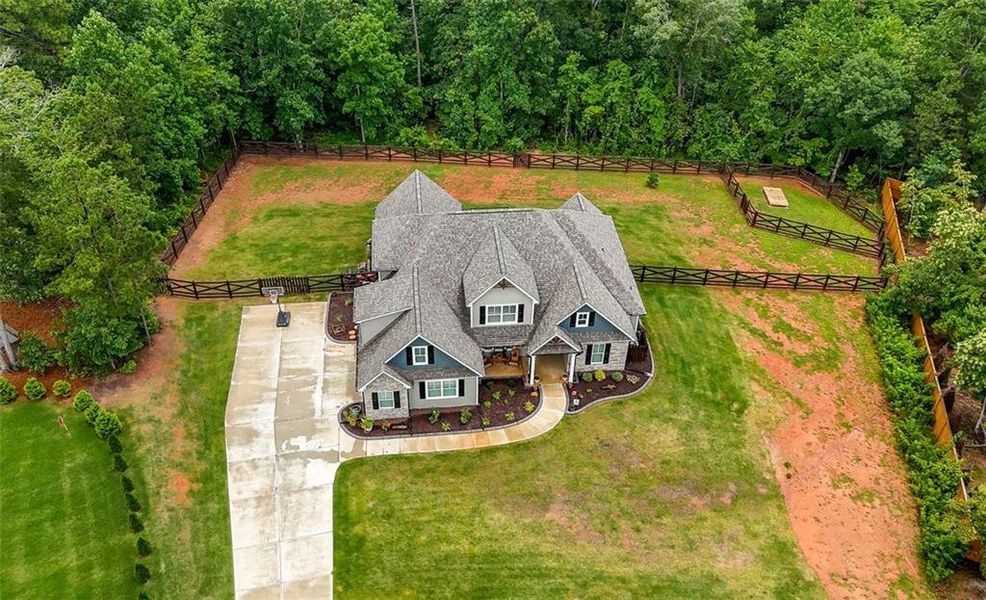 Front exterior of a new home in , Douglasville, GA, highlighting curb appeal (Image 20).