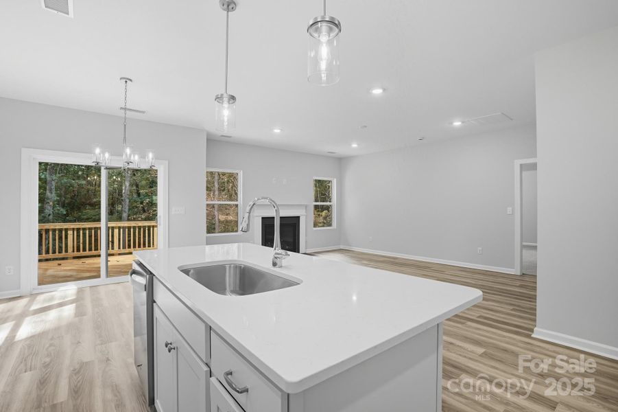 Furnished interior view inside a new home in , Statesville (Image 13).