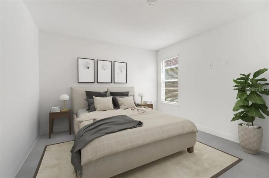 Furnished interior view inside a new home in Harvest at Ovation, Winter Garden (Image 6).