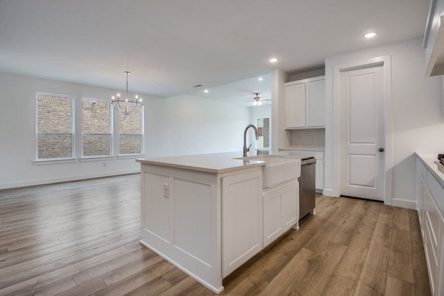 Furnished interior view inside a new home in Painted Tree - South, McKinney (Image 11).