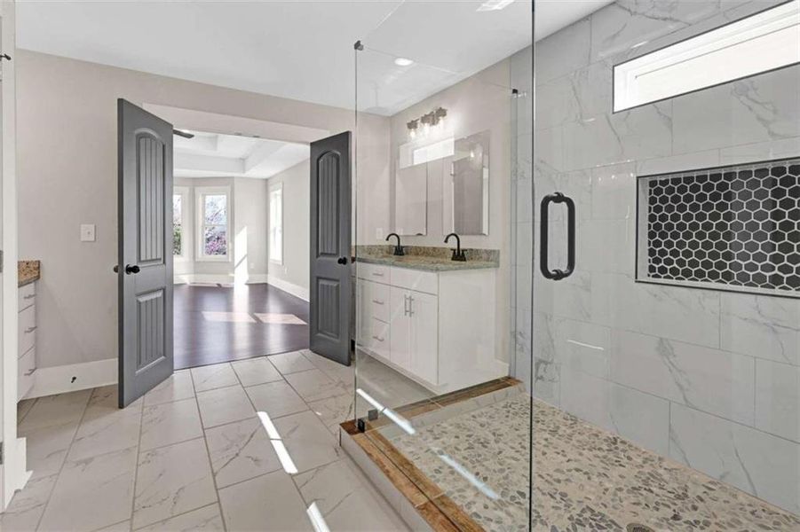 Furnished interior view inside a new home in , Conyers (Image 14).