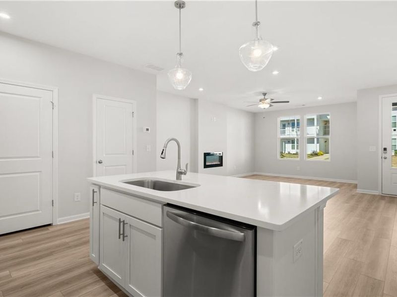 Furnished interior view inside a new home in Stegall Village, Emerson (Image 20). Furnished interior view inside a new home in Stegall Village, Emerson (Image 20).