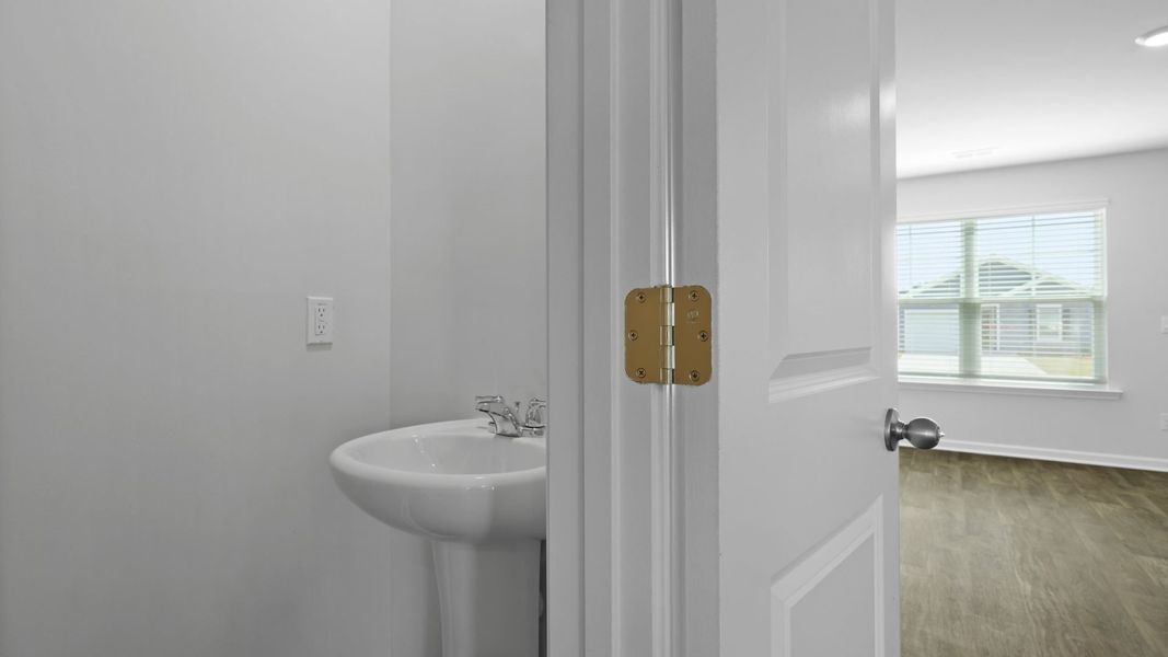 Representative furnished interior of a home built from the BRANDON by D.R. Horton in Evergreen, Holly Hill (Image 4).