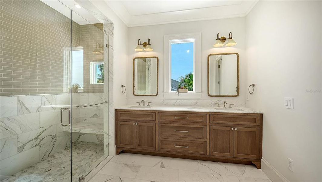 Furnished interior view inside a new home in , Longboat Key (Image 12). Furnished interior view inside a new home in , Longboat Key (Image 12).