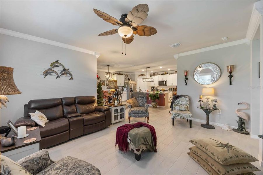 Furnished interior view inside a new home in Burnt Store Village, Punta Gorda (Image 5).