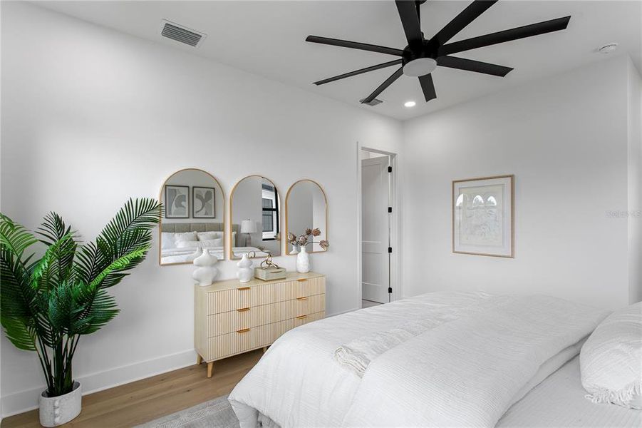 Furnished interior view inside a new home in , Tampa (Image 41).