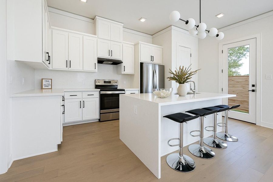 Furnished interior view inside a new home in , Houston (Image 12).
