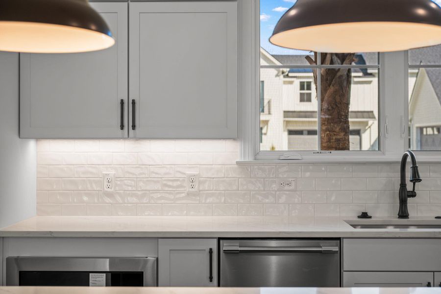 Close-up of interior finishes inside a home in Hayes Park, Johns Island (Image 28).