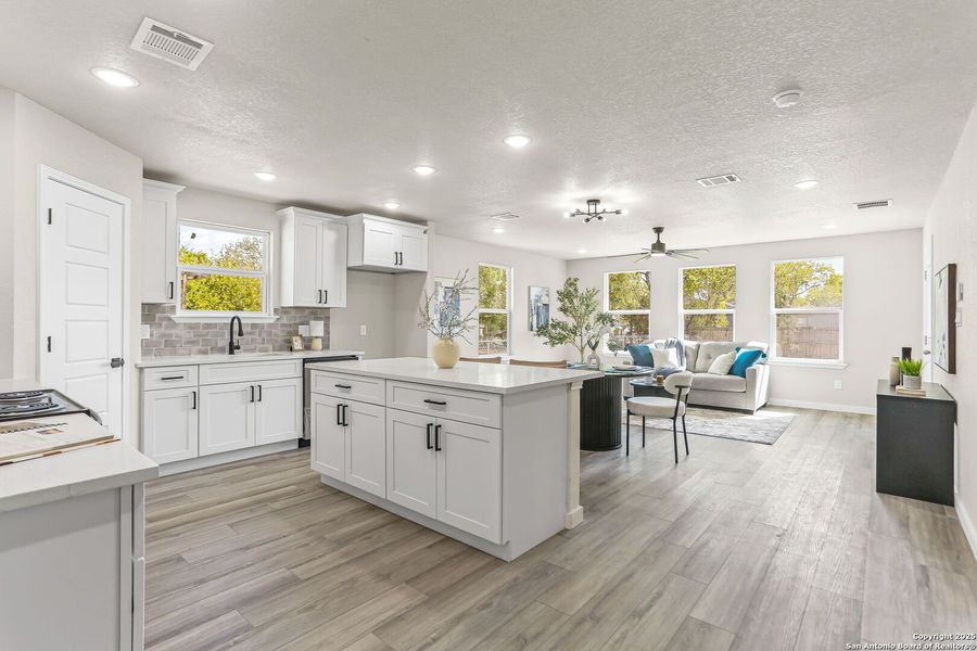 Furnished interior view inside a new home in , San Antonio (Image 16). Furnished interior view inside a new home in , San Antonio (Image 16).