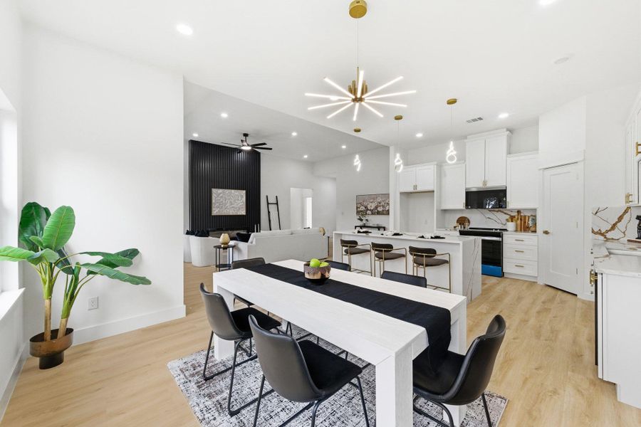 Furnished interior view inside a new home in , Bastrop (Image 13).