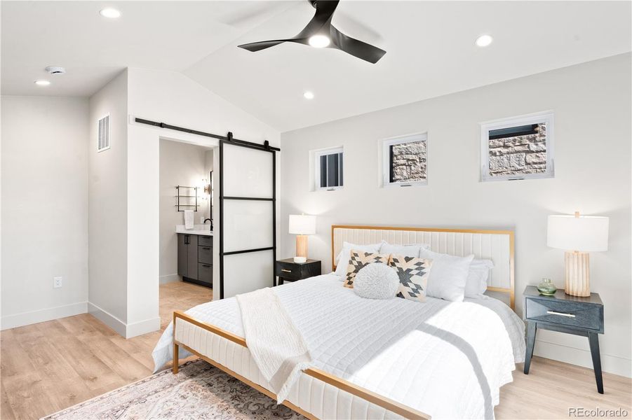 Furnished interior view inside a new home in , Denver (Image 6).