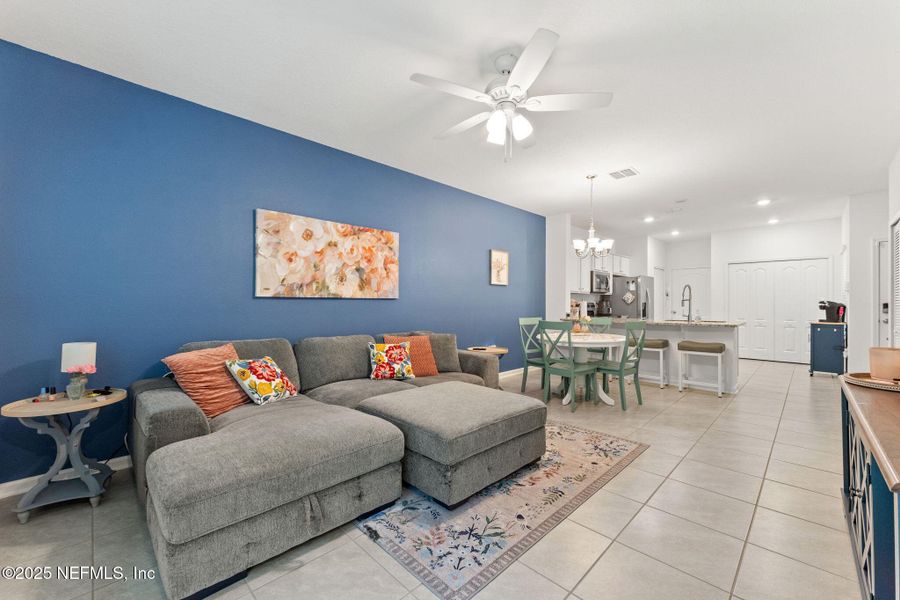 Furnished interior view inside a new home in , St. Augustine (Image 10).