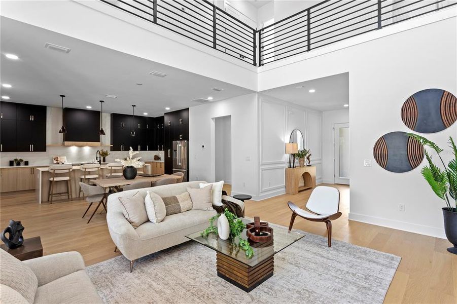 Furnished interior view inside a new home in , Tampa (Image 57).