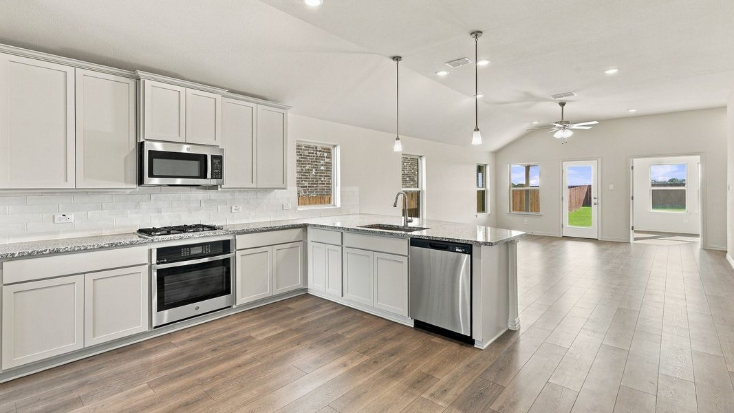 Furnished interior view inside a new home in The Oaks, Red Oak (Image 26).