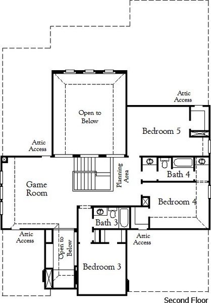 2D floor plan layout for the Humble by Coventry Homes in Saddle Star Estates, Rockwall, TX (Image 5). 2D floor plan layout for the Humble by Coventry Homes in Saddle Star Estates, Rockwall, TX (Image 5).