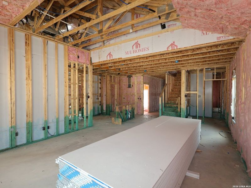 In-progress construction of a new home in Agave, San Antonio, TX (Image 33).