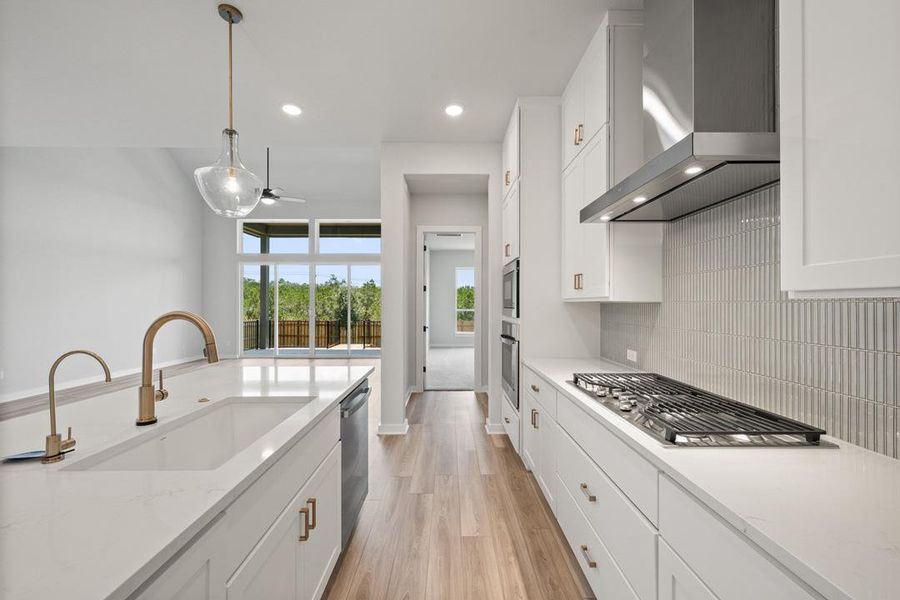 Furnished interior view inside a new home in Heritage, Dripping Springs (Image 9).